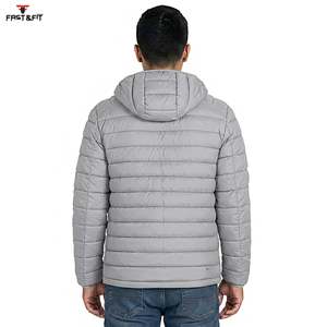 High Quality Lightweight Eco-Friendly <b>Puffer</b> <b>Jacket</b> Winter Stand Collar Zipper Closure Front Logo Hooded <b>Cheap</b> Price for Sale - Product Image 6