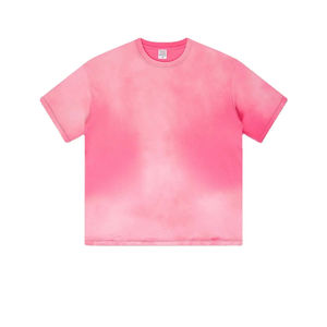 T-shirt homme délavé style vintage en coton, coupe décontractée pour l'été - Product Image 1