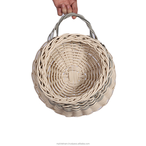 Maceta de ratán polivinílico de plástico duradero de diseño moderno para jardín, decoración del hogar, guardería o centro comercial, uso para hoteles - Product Image 2