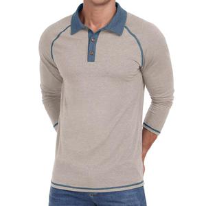 เสื้อโปโลแขนยาวผู้ชายผลิตอย่างมืออาชีพ รุ่นใหม่มาแรง MOQ ต่ำ ผ้าฝ้าย ไซส์ใหญ่ ดีไซน์ใหม่ เสื้อโปโลแขนยาว - Product Image 1