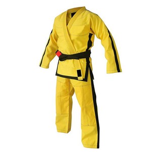 Uniforme Profesional de Karate Negro con Costuras Verde Azulado, 100% Algodón, Secado Rápido, Transpirable, Ligero, Elástico y Duradero, Conjunto de Gi para Entrenamiento - Product Image 4
