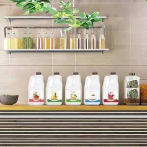 Taiwan Zone J1097 64oz Jarabe líquido para mezclar Bubble Tea Hibiscus (Jamaica) Cócteles Dulces Suministros Botella - Product Image 3