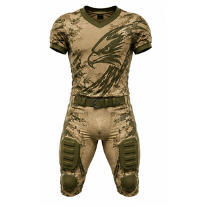 Uniforme de Fútbol Americano de Camuflaje para Mujer, Adulto, 100% Poliéster, Transpirable, Jersey de Equipo de Alta Calidad, Ropa Deportiva - Product Image 1