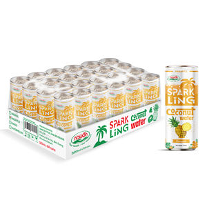 Bebida de Agua de Coco con Gas, 320 ml, Agua de Coco Espumosa Enlatada con Sabor a Frutas, Fábrica de Bebidas OEM, Marca Privada Disponible - Product Image 5