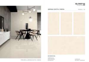 Azulejos de Porcelana Esmaltada de Alto Brillo, 24x48 Pulgadas, Formato Grande para Proyectos de Pisos y Paredes Interiores Contemporáneos - Product Image 3