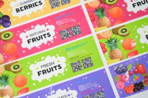 40 Years Factory Custom Digital Printed Glossy <b>Wrap</b> Around Labels for Beverage Bottles - Product Image 2