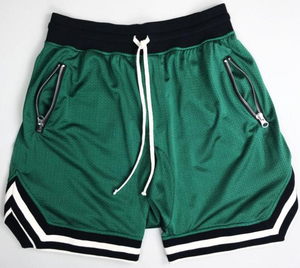 Shorts Bermuda Décontractés Homme Grande Taille Rouge Respirant Qualité Supérieure Couleur Unie Taille Élastique Rayures Latérales Tricotées Taille Mi-Haute 100% Coton - Product Image 4