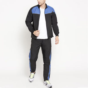 custom color block sports <b>track</b> suit sports <b>track</b> suit <b>men</b> nylon <b>jacket</b> jogger pants lightweight breathable outdoor training - Product Image 2