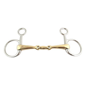 Mors de cheval Baucher en acier inoxydable, articulé simple, avec tiges et joues courbées, confortable, multifonction, de haute qualité, équipement robuste - Product Image 5