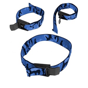 Comfort Elastic Polyester Fabric BFR Occlusion <b>Bands</b> for Heavy Resistance <b>Workout</b> Loop Arm Leg and Glutes Training - Product Image 4