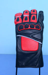 Guantes de Motociclismo de Cuero de Invierno Unisex con Logotipo Personalizado de la Mejor Calidad, Resistentes al Viento, Transpirables, Equipo de Protección para Carreras - Product Image 4