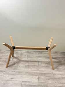 Pieds de table en bois de hêtre massif de qualité supérieure, faits à la main, pour table à manger, table basse. - Product Image 2