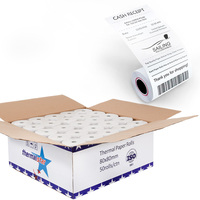 Thermisch Papier 80X80 80X70 80X60 Thermische Ontvangst Papier Roll 50 Rolls Per Doos