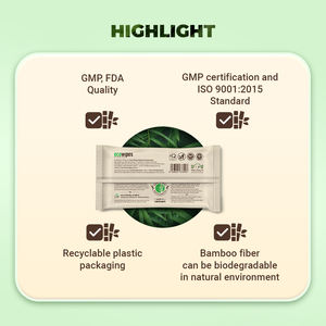 Toallitas Profesionales Anti-Acné para el Cuidado de la Piel Femenina, 100% Tela de Carbón de Bambú Directamente de Vietnam para Adultos - Product Image 4