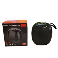 Enceinte portable S18 Super Bass, Boombox puissante avec USB, carte TF, lumière RGB, grande autonomie, idéale pour les fêtes, très vendue en Afrique