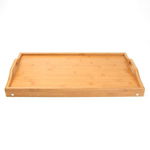 Foldable Bamboo Bed Tray <b>Table</b> for Breakfast, Wooden Serving Tray with Legs, Laptop Desk & Food Serving Tray for Bed & Sofa - Product Image 5