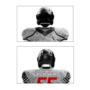 ชุดอเมริกันฟุตบอลเนื้อผ้านุ่ม ดีไซน์ทันสมัย มาใหม่ ไซส์ใหญ่ แห้งเร็ว ทรงเข้ารูป - Product Image 5