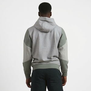 <b>Top</b> Quality Streetwear Men's Color Block Hooded Sweatshirt <b>Raglan</b> Sleeve Pocket Casual Knitted Regular Fit Autumn Wear - Product Image 4