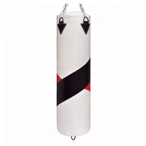 Saco de Boxeo Profesional de Cuero y PU Resistente, Relleno de Agua, con Cadena, para Entrenamiento de Boxeo en Casa o Gimnasio - Product Image 1