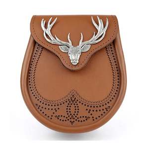 Sac Sporran personnalisé de qualité supérieure, imperméable, en cuir, style traditionnel, en vente en ligne à prix réduit - Product Image 1