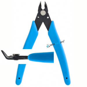 Alicates de corte microcizalla de alta calidad Gold Suppliers 420 con cabezal angular de plástico para corte de alambre blando y joyería, personalizados para bricolaje - Product Image 1