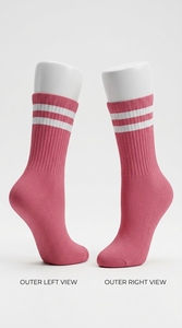 Everyday Sports Casual <b>Socks</b> For Men Women Breathable <b>Polyester</b> Spandex Soft Stretch Comfort Hosiery - Product Image 2
