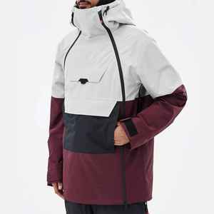 Chaqueta de Montaña con Capucha para Hombre, Personalizada, Abrigo Cálido para Deportes al Aire Libre, Chaqueta de Esquí, Ropa de Nieve, Impermeable, Transpirable y Resistente al Viento - Product Image 1