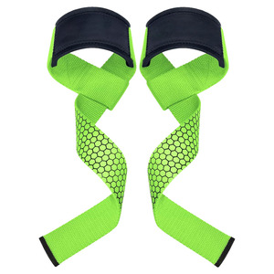 Nayab Industries Customizable Neoprene Non-Slip Adjustable Powerlifting Straps for Gym Deadlift Workout Wrist Support - Product Image 5