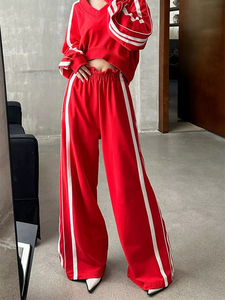 Nouvel ensemble décontracté deux pièces pour femme automne 2024 – Hauts respirants à manches longues et pantalons au-dessus du genou – Tenue tendance - Product Image 5