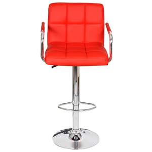 Ensemble de 2 tabourets de bar rouges - Product Image 4