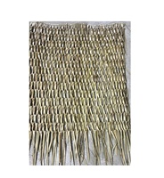 Toile d'ombrage en fibre de coco tissée naturelle résistante à la chaleur 3mx4m – Écologique pour patio extérieur, jardin, serre, plage, fête