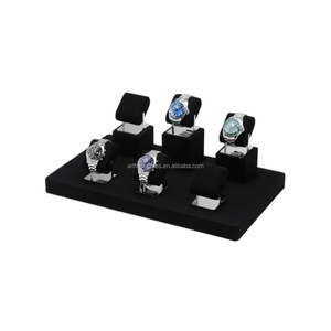 2025 luxe élégant Design clair acrylique comptoir montre présentoir C Type montre support d'affichage - Product Image 6