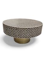 Table basse en os incrusté, design moderne, pour chambre et salon, prix de gros, provenant d'un exportateur indien.