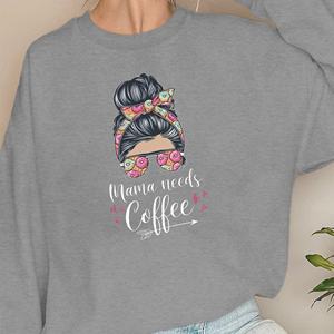 เสื้อสเวตเตอร์ผู้หญิงสำหรับคุณแม่ต้องการกาแฟ - Product Image 5