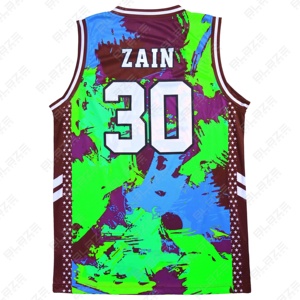 Blaze Fight Wear uniforme de baloncesto Unisex adulto verano baloncesto pantalones cortos de alta calidad compatible personalizado transpirable Jersey conjunto - Product Image 5