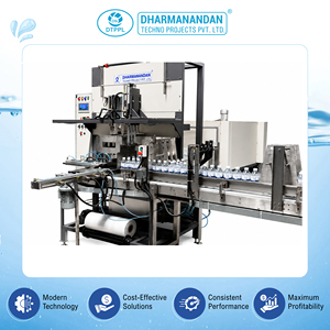 Máquina Envolvedora de Botellas PET Eléctrica Totalmente Automática de Alto Rendimiento y Eficiencia, 60BPM, del Fabricante Indio - Product Image 2
