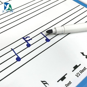 Reusable Magnetic Music Practice <b>Board</b> with Apple-Shaped Corner Covers for Music Learning - Product Image 4