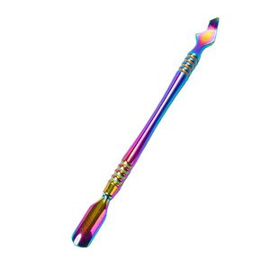 MORJE Surgical Dual-End Stainless Steel <b>Nail</b> Cuticle Pusher Tool Reusable Manicure Double Head Rainbow Color - Product Image 5