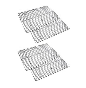 Stainless Steel <b>Baking</b> Sheet with <b>Rack</b> 15.35 x 11.5 Cookie Sheet Pan Tray with Cooling <b>Rack</b> Nonstick Roasting Pan <b>Baking</b> Pan f - Product Image 4