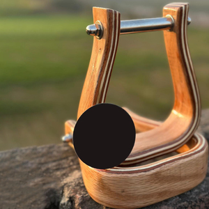 Estribos de Madera para Montar a Caballo, Reposapiés Ecuestres Hechos a Mano, Soporte de Madera Natural - Product Image 4