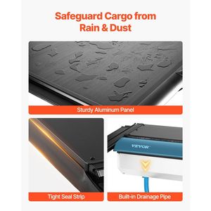 Copertura Rigida Retrattile per Ford F-150 Crew Cab 2021-2024, 5.5 ft, con Tubo di Drenaggio Integrato - Product Image 5