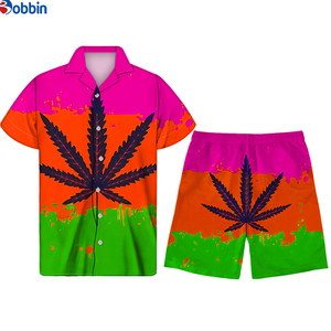 Soldes d'été : Ensemble Homme Confortable et Respirant – Collection Été Personnalisée – Chemise Boutonnée à Manches Courtes et Pantalon de Plage - Product Image 6