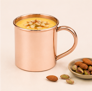 Mug Moscow Mule en cuivre pur, fait main, martelé, pour cocktails et bière, vaisselle en cuivre massif pour bar à domicile - Product Image 4