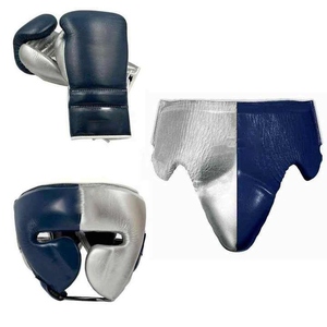 Juego de Boxeo Profesional de Alta Calidad, Completo, en Cuero Genuino, con Guantes de Cuero y Protector Inguinal RL-BS_250 - Product Image 1