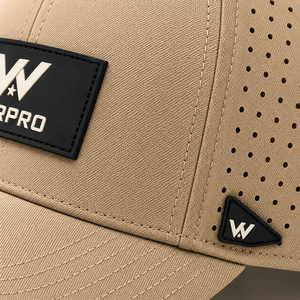 Gorra de Béisbol WARPRO de 6 Paneles, Ajustable, de Malla Transpirable, Color Sólido, Unisex, para Exteriores, con Aplique de Logotipo Frontal - Product Image 6