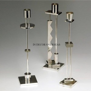 Candélabre en laiton doré de haute qualité pour décoration intérieure, support de bougie durable en métal pour centre de table à prix réduit - Product Image 6