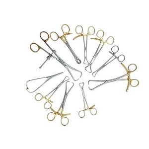 10 piezas de pinzas de sujeción para reducción ósea, instrumentos quirúrgicos ortopédicos dorados, kit de herramientas quirúrgicas de acero inoxidable - Product Image 2