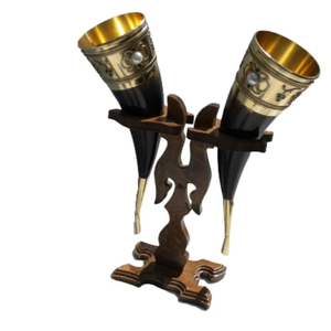 Cuenco Tradicional Nórdico para Beber con Soporte, Ideal para Regalo de Boda, Cumpleaños y Celebración de Aniversario - Product Image 1