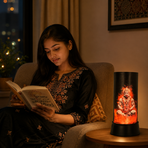 Hanuman LED Table <b>Lamp</b> <b>3D</b> <b>Illusion</b> Night Light Hindu Religious Decorative Desk Lighting Spiritual Diwali Temple Gift Home Decor - Product Image 3