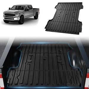 Tappetino per cassone Ford F250/F350 2017-2024, rivestimento in TPE resistente per cassone da 6,8 piedi, tappetino spesso e resistente per cassone. - Product Image 1